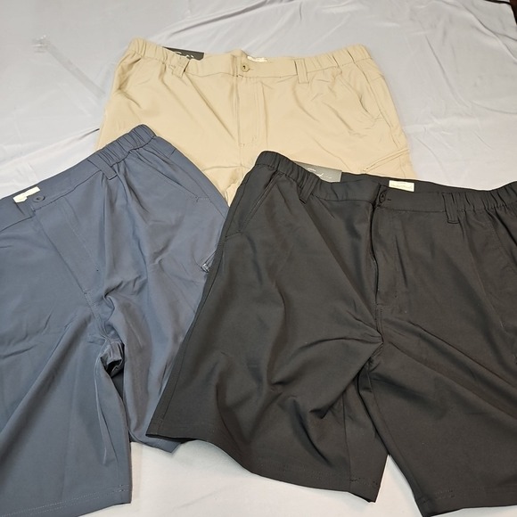 Weatherproof Other - Weatherproof Vintage Men's Tech Shorts, size 40, 3 pair lot Black, Tan, Blue NWT